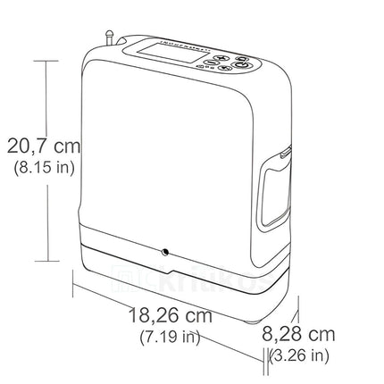 Inogen One Rove 6 Portable Oxygen Concentrator 8-cell