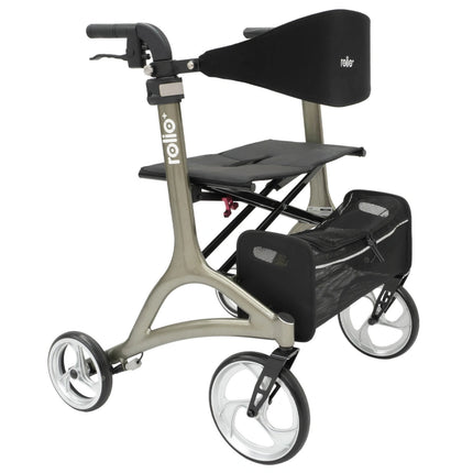 Rolio+ Plus Bariatric Walker Rollator - Olive Grey