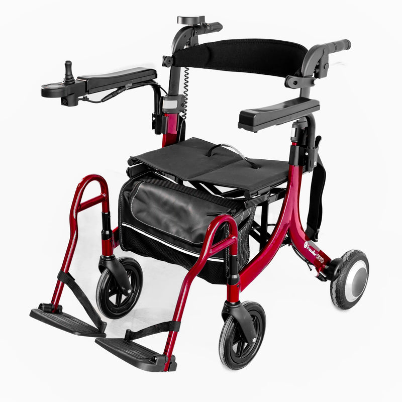 3 In 1 EVO E-Traveller Hybrid Multi Tasker Rollator Walker Electric Wh