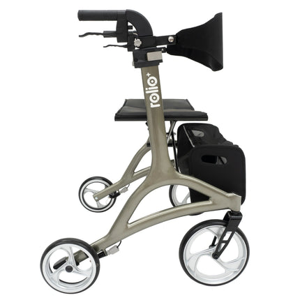 Rolio+ Plus Bariatric Walker Rollator - Olive Grey