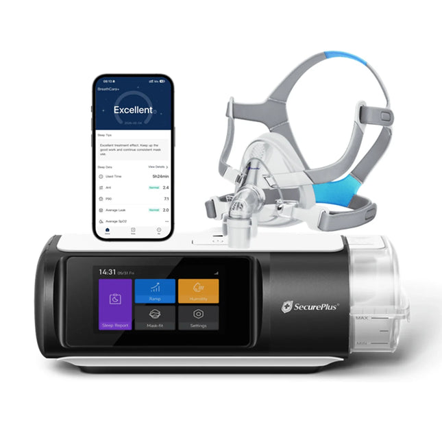 Secure Plus CPAP Machine 3.0 Auto and CPAP Mask Set (Home & Travel)