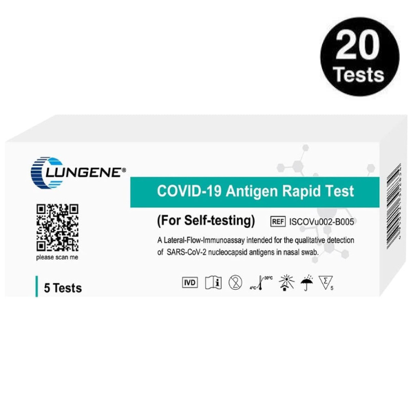 Clungene Very High Sensitivity Rapid Antigen Nasal Test Nov 2025 – 20 Pack