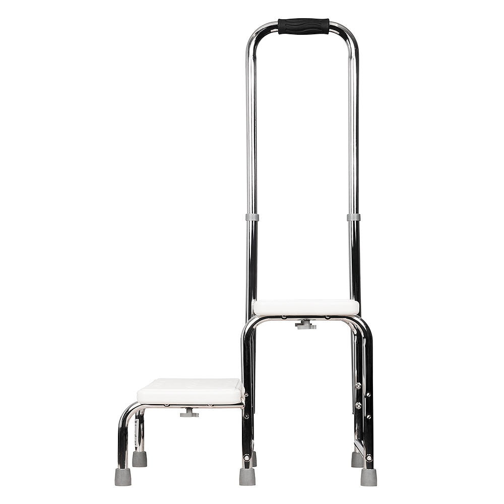 Two Step Stool With Handrail – Rapid medical