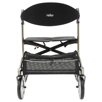 Rolio+ Plus Bariatric Walker Rollator - Olive Grey