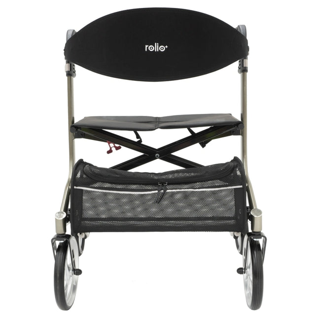 Rolio+ Plus Bariatric Walker Rollator - Olive Grey