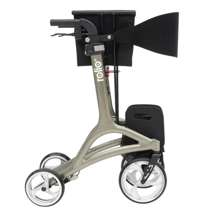 Rolio+ Plus Bariatric Walker Rollator - Olive Grey