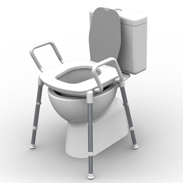 Toilet Seat Raiser Commode Space Saver Range