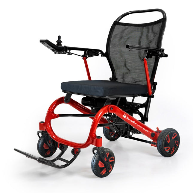 E-Traveller Carbon 150 Lite Carbon Fibre Front Folding Electric Wheelchair