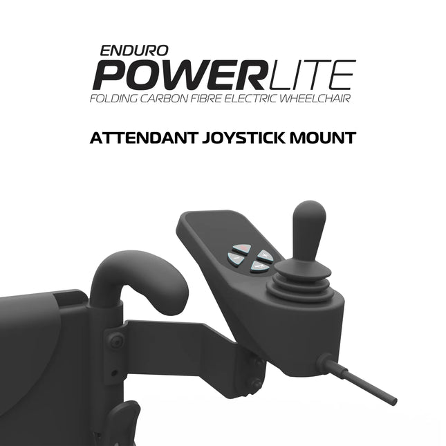 Ikon Enduro Wheelchair - Attendant Joystick Rear Mount