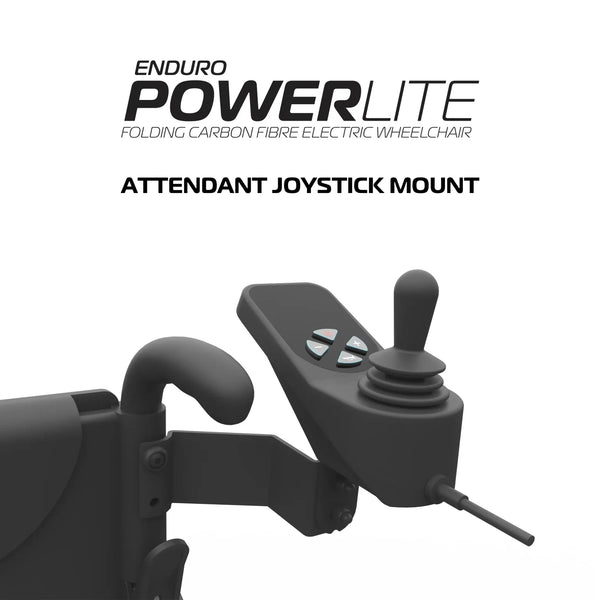 Ikon Enduro Wheelchair - Attendant Joystick Rear Mount