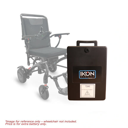 Extra Battery for Ikon Enduro Wheelchair (FRONT Folding)