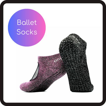GripperzSocks Ballet Socks features tab