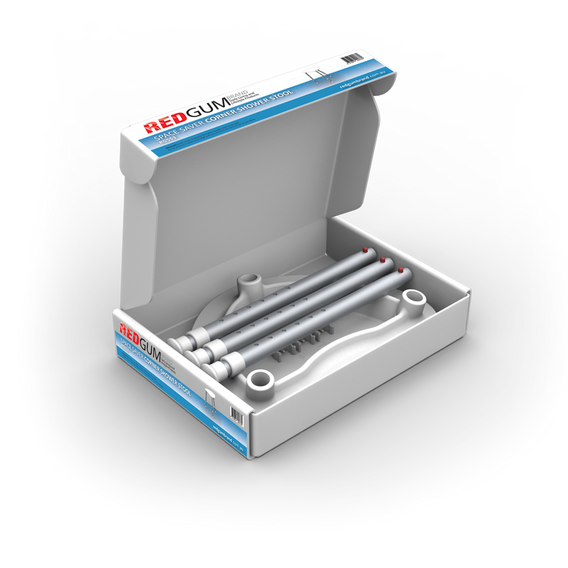 Space Saver Corner Shower Stool
