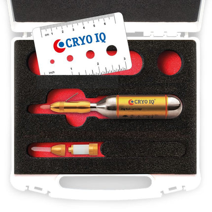CryoIQ Pro Derm mix kit inside case