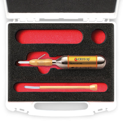 CryoIQ Pro gynaecology kit inside case