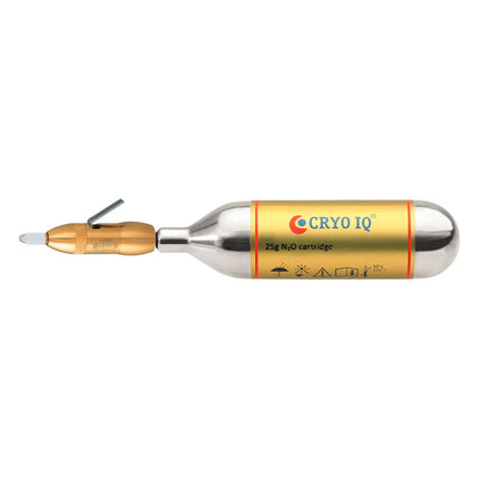 CryoIQ Pro device close up on cartridge and lever