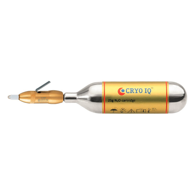 CryoIQ Pro device close up on cartridge and lever