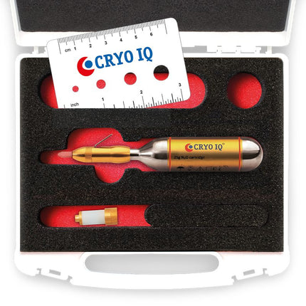 CryoIQ Pro mix kit contents inside case