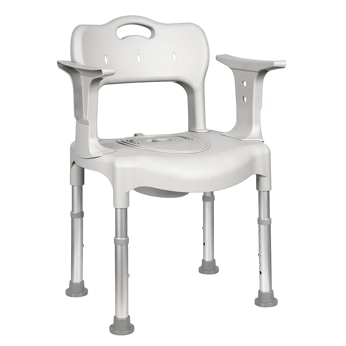 3 in 1 Commode Chair Shower Chair Over Toilet Frame Rapid medical