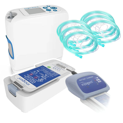 Inogen One Rove 6 Extra Plus Bundle — portable oxygen travel bundle