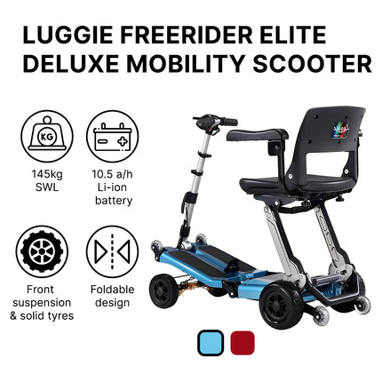 Luggie Freerider Elite Deluxe Mobility Scooter