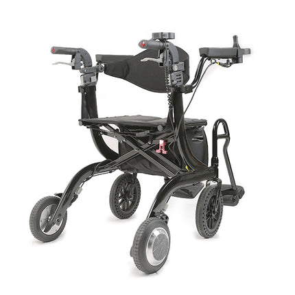 3 In 1 EVO Elite E-Traveller Hybrid Multi Tasker Rollator Walker Electric Wheelchair