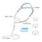 SecurePlus CPAP Nasal Pillow Mask with 3 nose pad sizes product view