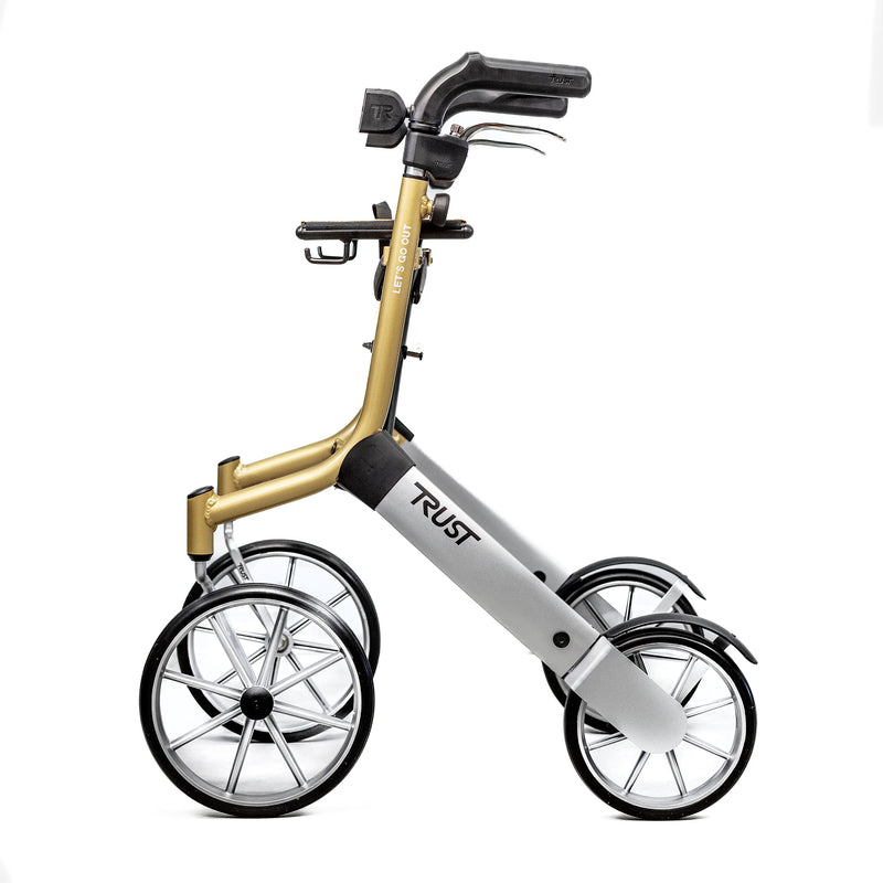 Let's Go Out Rollator Mobility Wheelie Walker - Trust Care