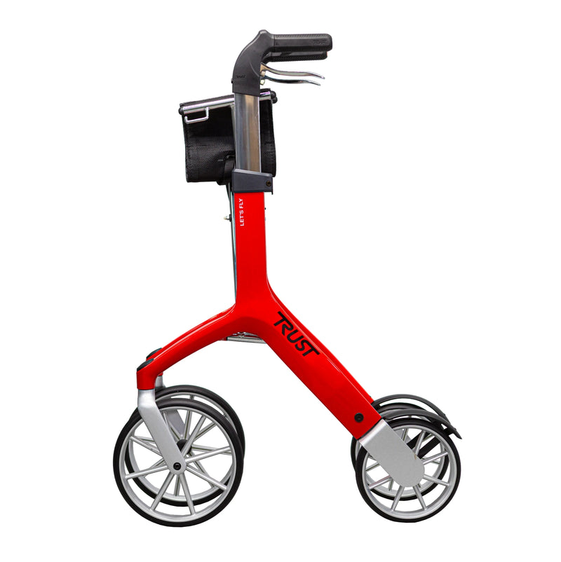 Let's Fly Mobility Rollator Wheelie Walker Trust Care
