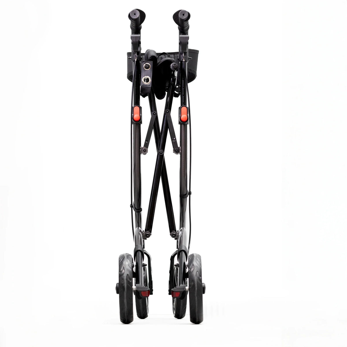 Spacelite 4.5 rollator folded for transport