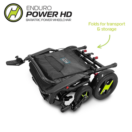 ENDURO POWER HD power wheelchair side view