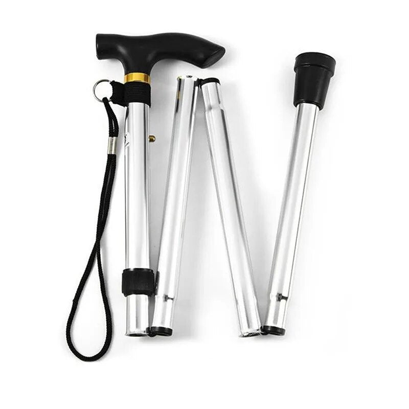 Easy To Collapse Walking Cane Stick - 5 Colours