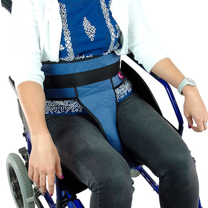 DJMed Perineal Wheelchair Belt — Padded Postural Support for Wheelchair Users