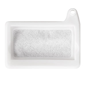 Fibre air filter replacement for portable oxygen concentrator