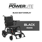 Seat overlay set for Ikon Enduro IK2PCS - Black