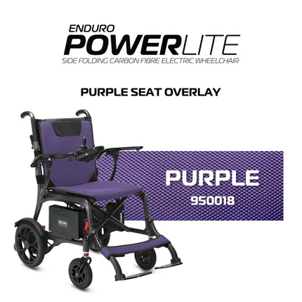 Seat overlay set for Ikon Enduro IK2PCS - Purple