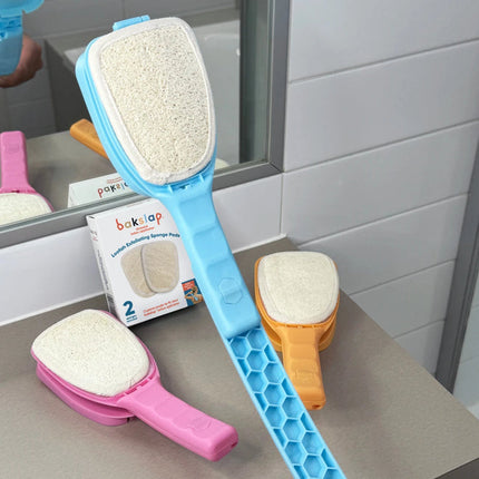 Bakslap Loofah Sponge Pack close up texture