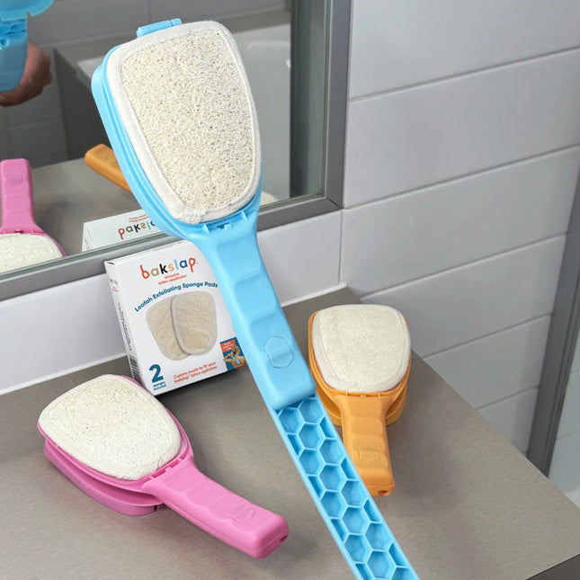 Bakslap Loofah Sponge Pack close up texture