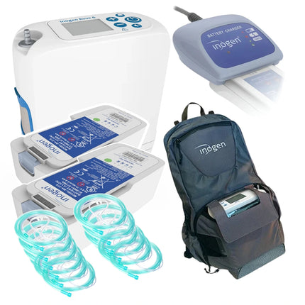 Inogen One Rove 6 Oxygen Concentrator 16-cell - Traveller Plus+ Plus+ Bundle