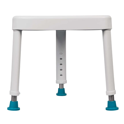 DJMed Triangular Shower Stool — Height-Adjustable Corner Shower Seat