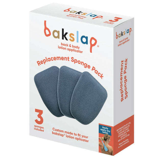 Bakslap Original Replacement Sponge Pack 3 lotion sponges