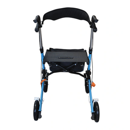 Compact Lightweight Rolator Folding Euro Compact Lightweight Rollator Walker – Rapid medical