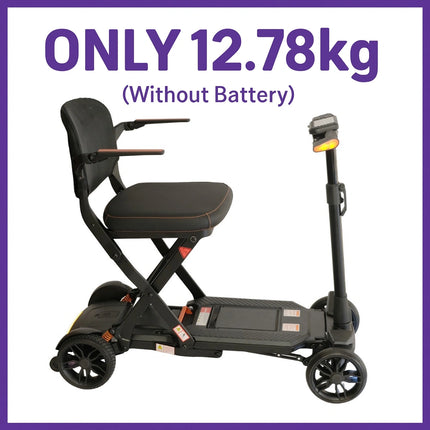 Solax Carbon Swift – Carbon Fibre Folding Mobility Scooter