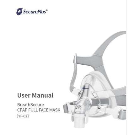 SecurePlus CPAP Full Face Mask cushion close up front