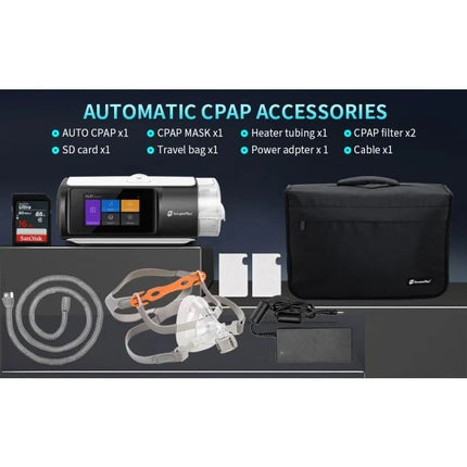 Secure Plus CPAP Machine 3.0 Auto and CPAP Mask Set (Home & Travel)