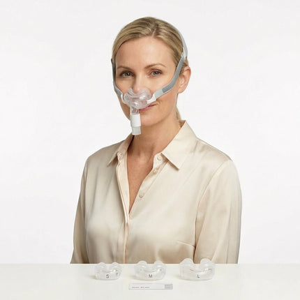 SecurePlus CPAP Nasal Pillow Mask lifestyle image