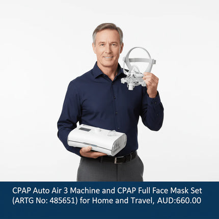 SecurePlus CPAP Auto Air 3 Machine + Mask Bundle