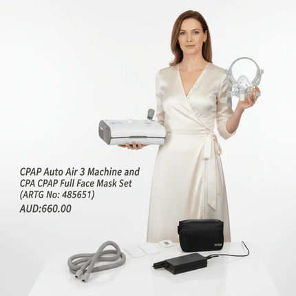 SecurePlus CPAP Auto Air 3 Machine + Mask Bundle