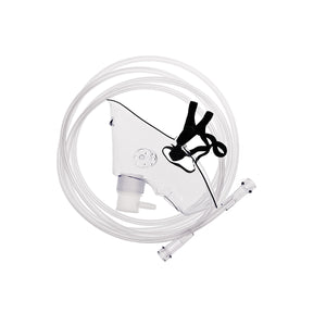 Oxygen mask with tubing