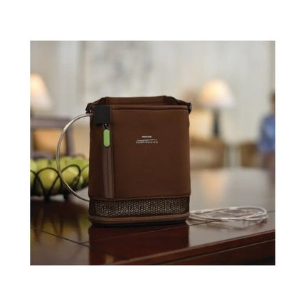 Philips SimplyGo Mini in protective carry case with cannula